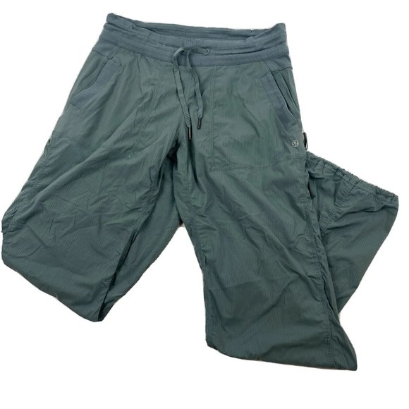 lululemon athletica Pants - LULULEMON Dance Studio Women Unlined Straight Leg Pants Size 8 Green